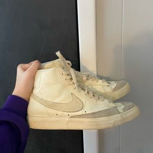 Nike Blazers - Off White - Women’s Size 10 - Good Condition